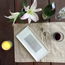 Load image into Gallery viewer, CHEVRON PLATTER | SINGLE