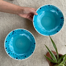 Load image into Gallery viewer, AQUA DINNER BOWLS | SET OF 2
