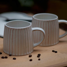 Load image into Gallery viewer, FLUTED FARMHOUSE MUGS | SET OF 2
