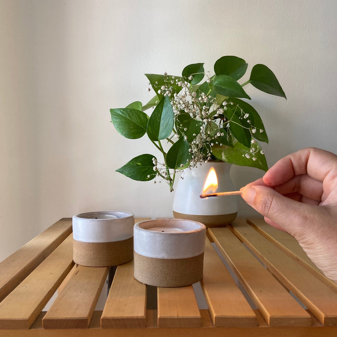 LUMIERES | TEALIGHT HOLDERS | SET OF 2